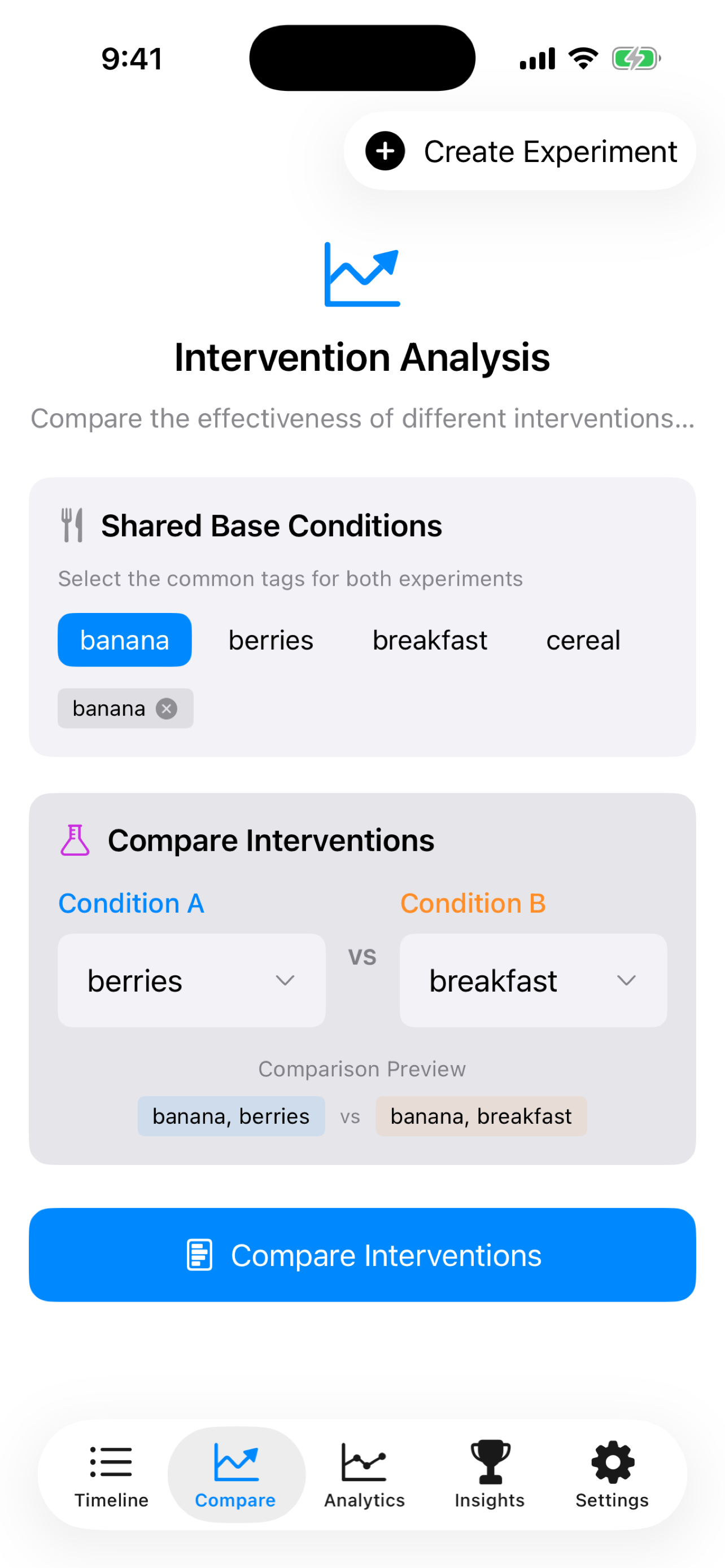 Compare Interventions